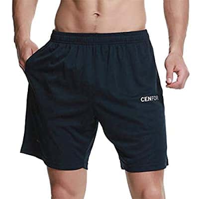 Cenfor athletic workout shorts for men
