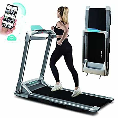 OVICX Q2S - Folding Portable Treadmill That Works With Peloton App